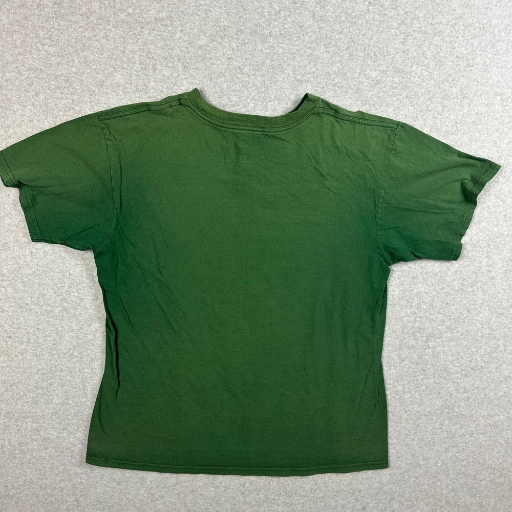 Adidas Mens XL Forest Green Short Sleeve Graphic Logo‎ T-Shirt Athletic Tee - Picture 2 of 6